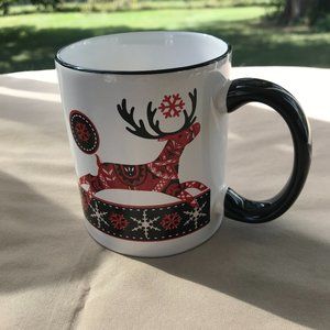 Bergquist Imports Reindeer red and black winter cup